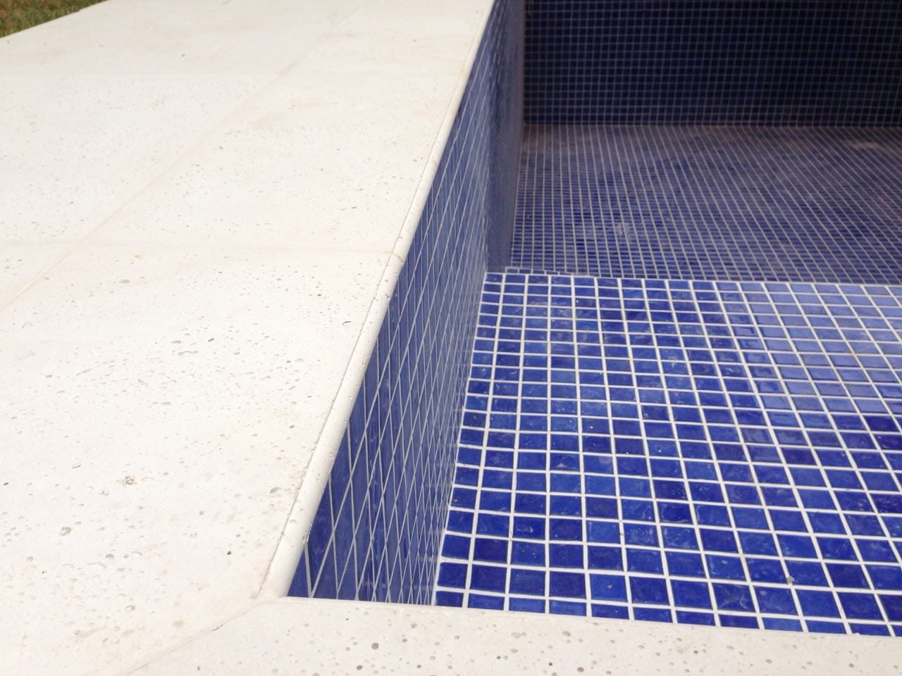 Vista geral da piscina