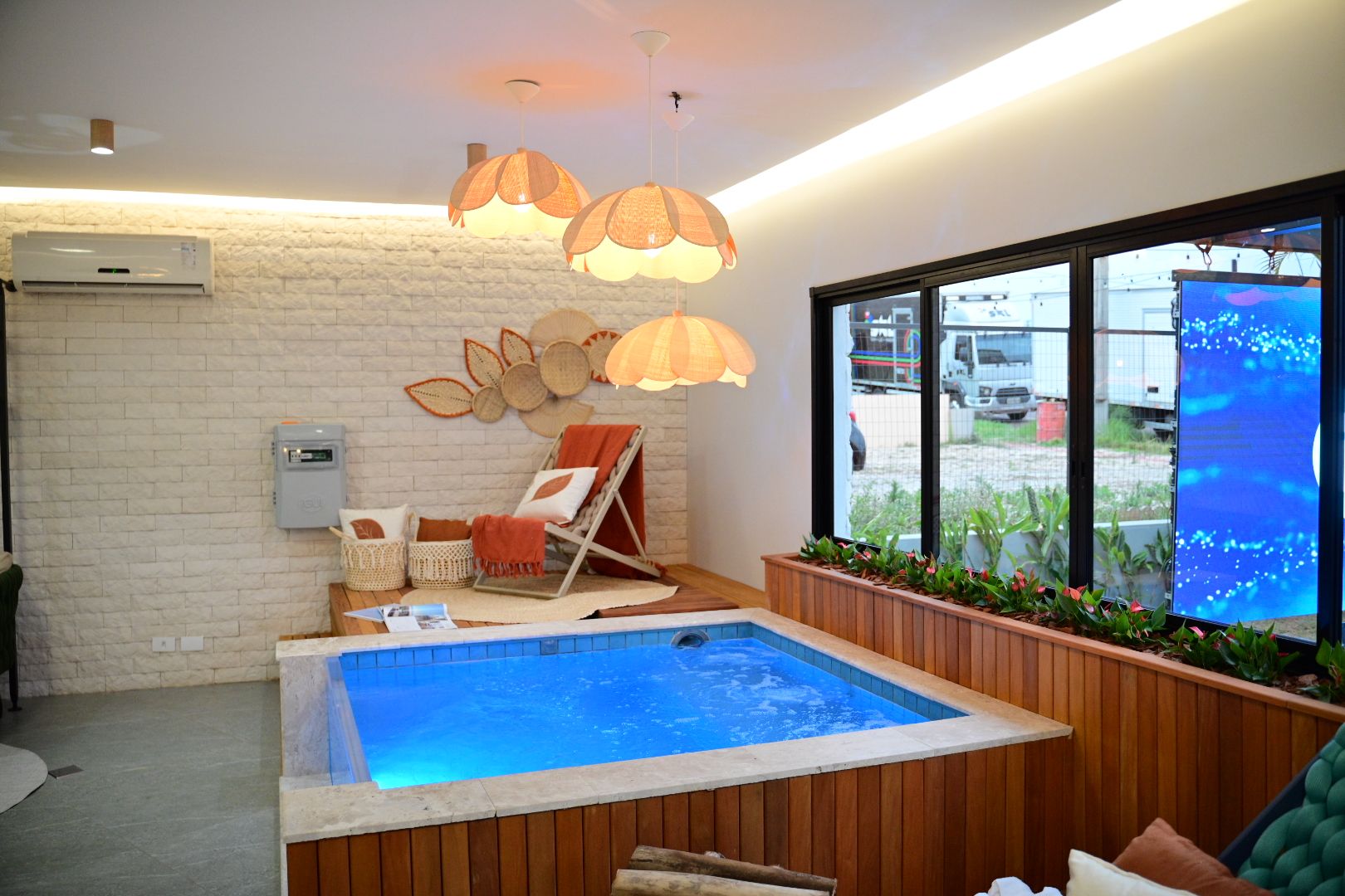 Tijolinho Travertino Piscinas Igui Cianorte